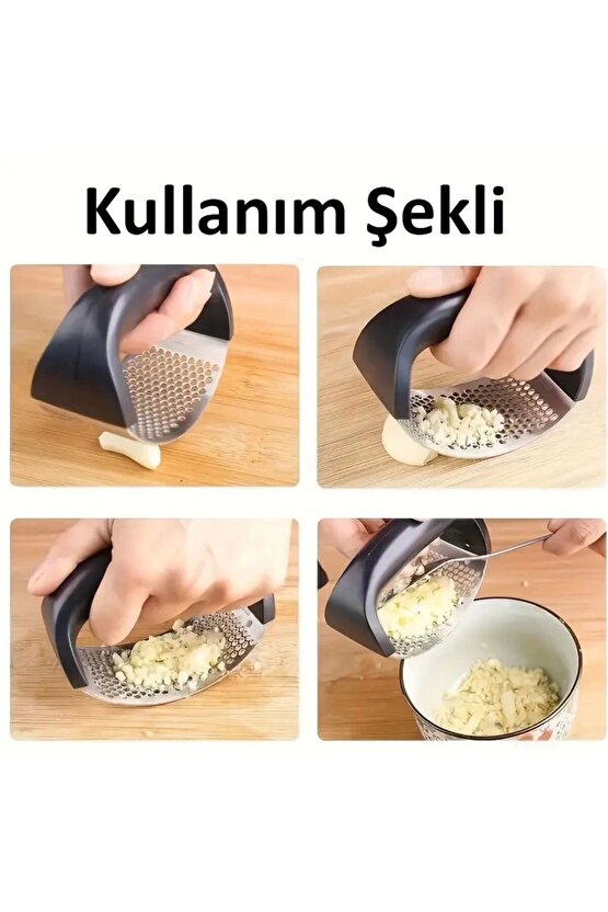 Paslanmaz Çelik Sarımsak Ezici (Öğütücü)