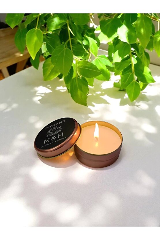 MyHand Soyawax Rose Teneke Mum Kokusuz Kutu Mum 60 Gr