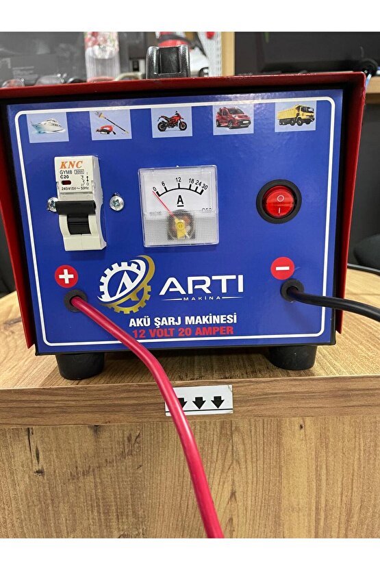 AKÜ ŞARJ CİHAZI 12 VOLT 20 AMPER