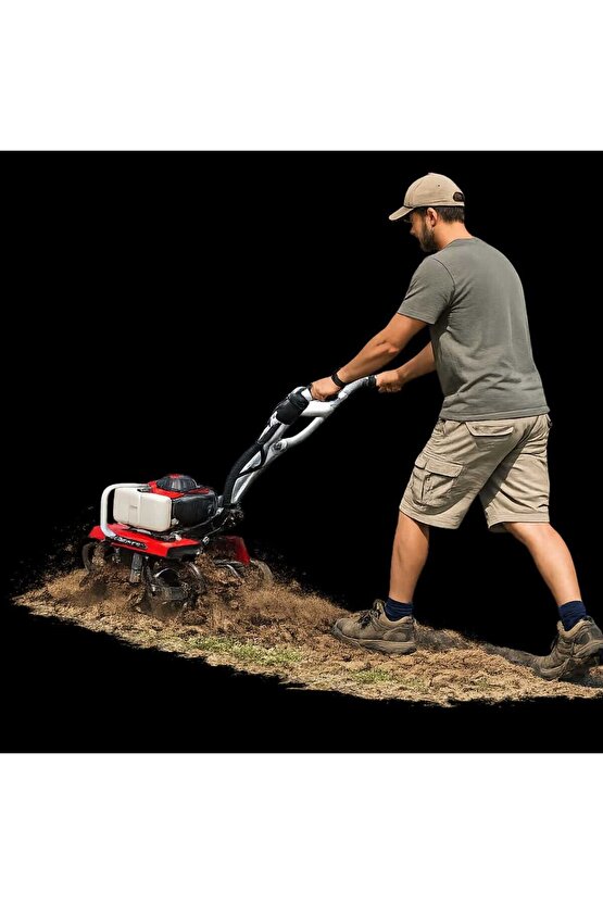 Benzinli Mini Çapalama Makinesi 52cc 2 Zamanlı 16 Bıçaklı