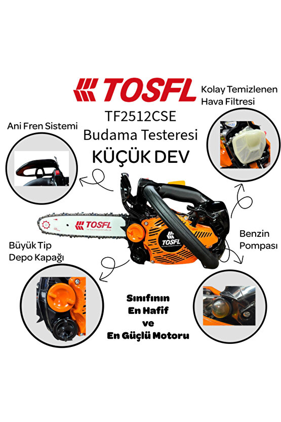 TF2512CSE 1,5 HP Budama Testeresi