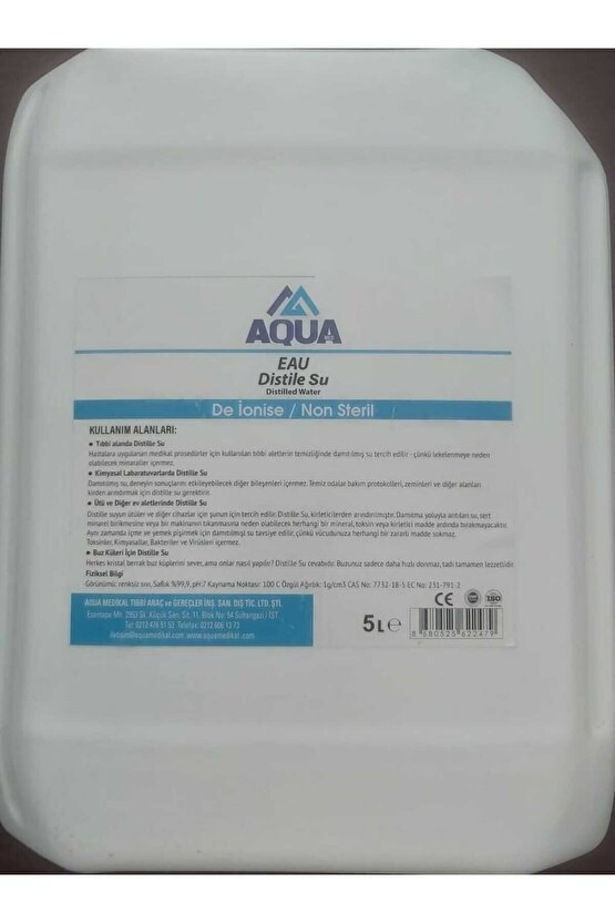 Distile Su 5 Lt 4 Adet