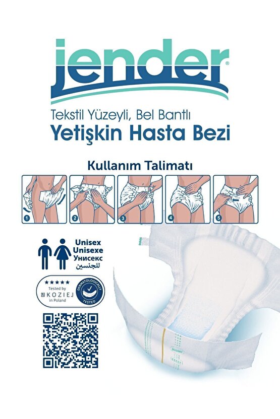 Belbantlı Large Hasta Bezi 120 Adet
