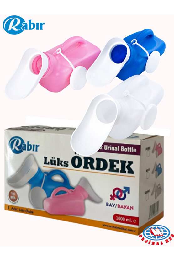Lüks Ördek-idrar Yapma Kabı Beyaz (1000 Ml) -kadın Ve Erkek Uyumlu