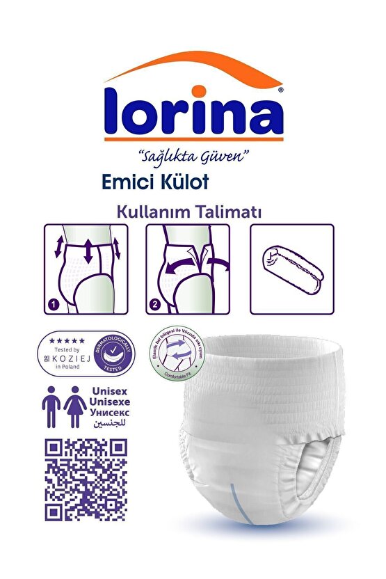 Emici Külot Hasta Bezi Large 30 Adet - 200 ML Bariyer Kremi Hediyeli