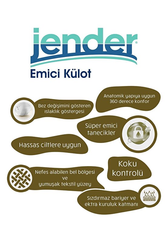 Emici Külot Large 120 Adet 30luk*4 Paket