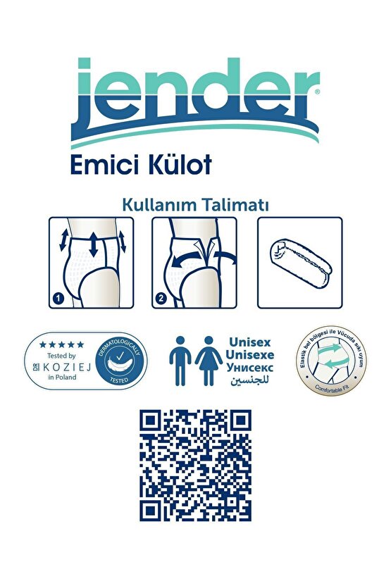 Emici Külot Yetişkin Hasta Bezi Medium 30 Adet