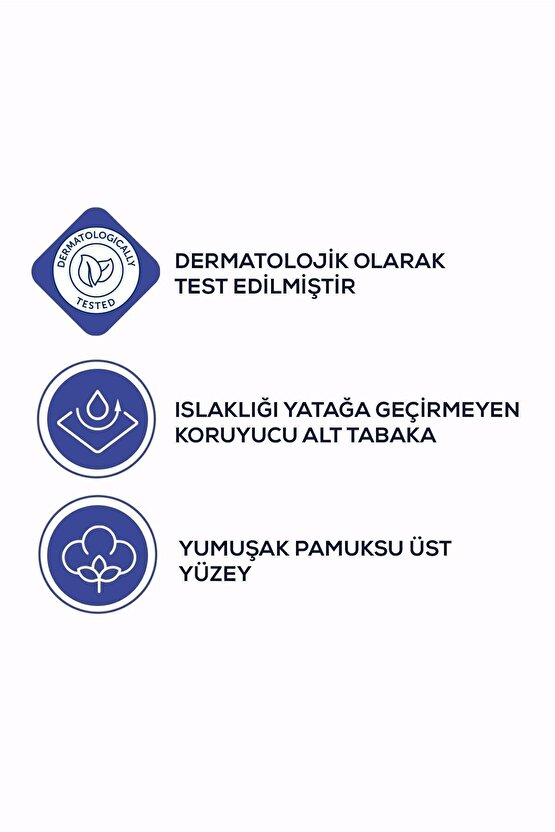 Yatak Koruyucu Örtü 60x90 Cm 30lu X4 Adet