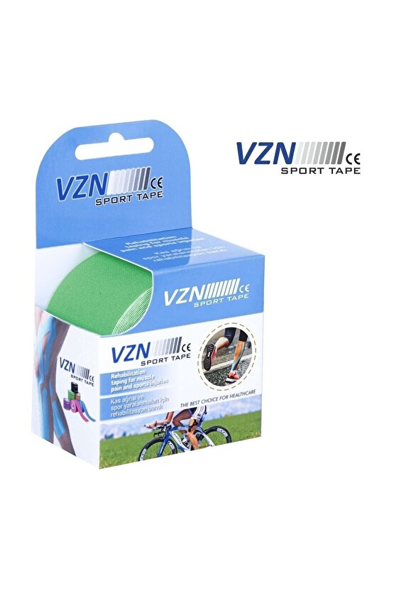 Vzn Ağrı Bandı Original Kinesiology Tape 5cm X 5m Yeşil
