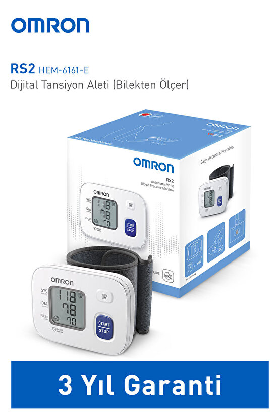 Rs2 Hem6121-e Bilekten Ölçer Tansiyon Aleti