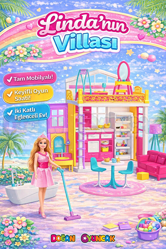 Lindanın Villa Evi - Villa Oyuncak - Lindanın Villa Seti - Villa Evi Seti