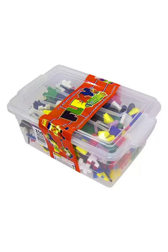 Flexy Tangles Blok Oyunu 250 Parça - Oyuncak Lego Seti - Birbirine Geçmeli STEM Lego Seti - Eğitici