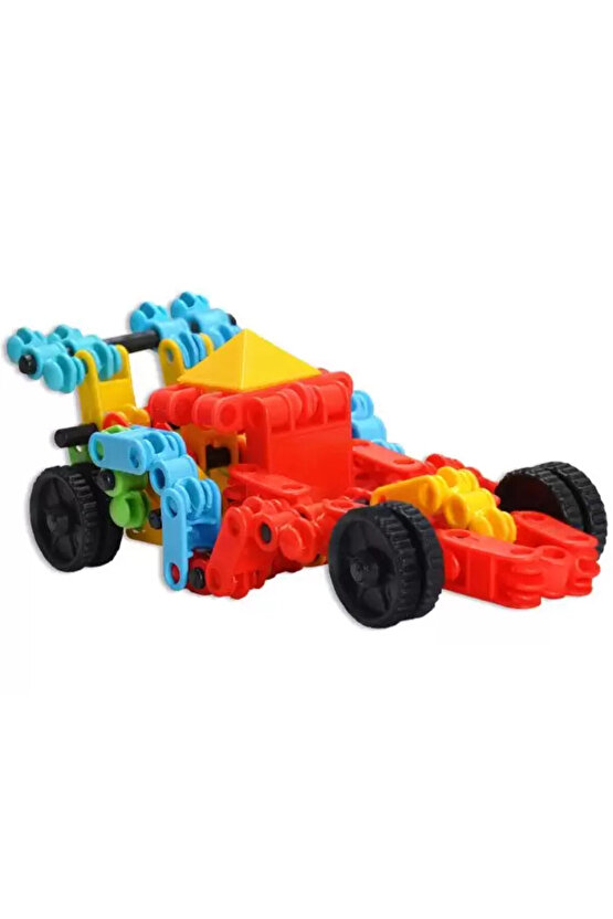 Flexy Tangles Blok Oyunu 129 Parça - Oyuncak Lego Seti - Birbirine Geçmeli STEM Lego Seti - Eğitici