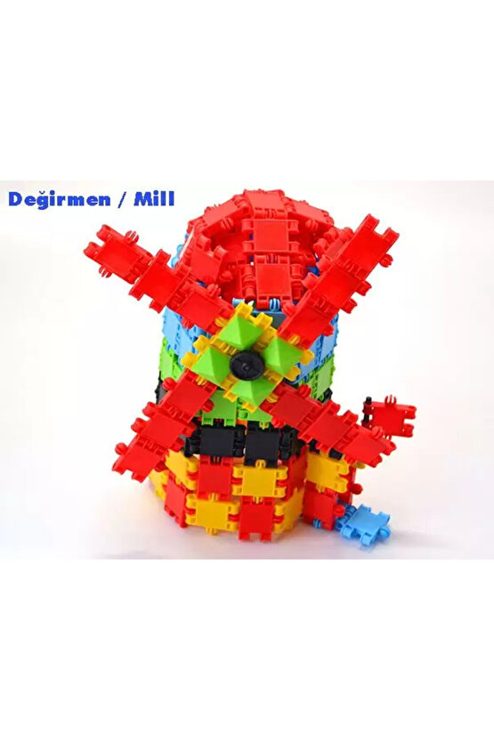 Flexy Tangles Blok Oyunu 150 Parça - Oyuncak Lego Seti - Birbirine Geçmeli STEM Lego Seti - Eğitici