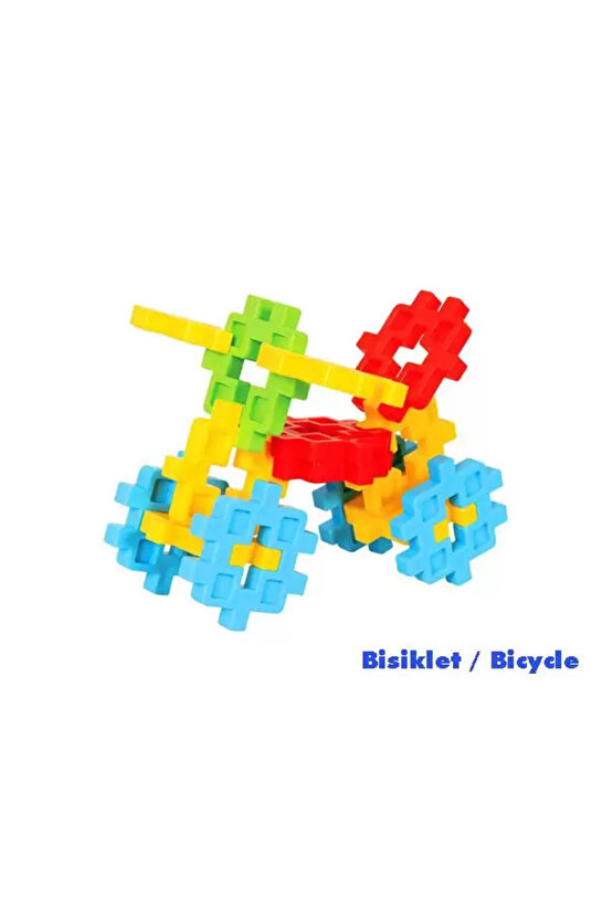 Crazy Eğitici Blok Oyunu 500 Parça - Oyuncak Lego Seti - Birbirine Geçmeli STEM Lego Seti - Eğitici