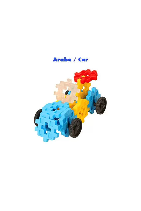 Crazy Eğitici Blok Oyunu 100 Parça - Oyuncak Lego Seti - Birbirine Geçmeli STEM Lego Seti - Eğitici