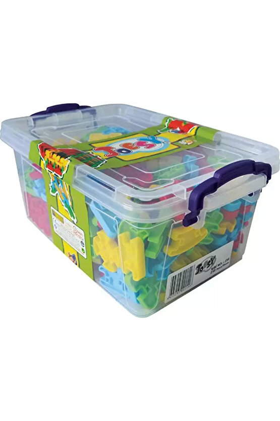 Joesy Eğitici Blok Oyunu 250 Parça - Oyuncak Lego Seti - Birbirine Geçmeli STEM Lego Seti - Eğitici