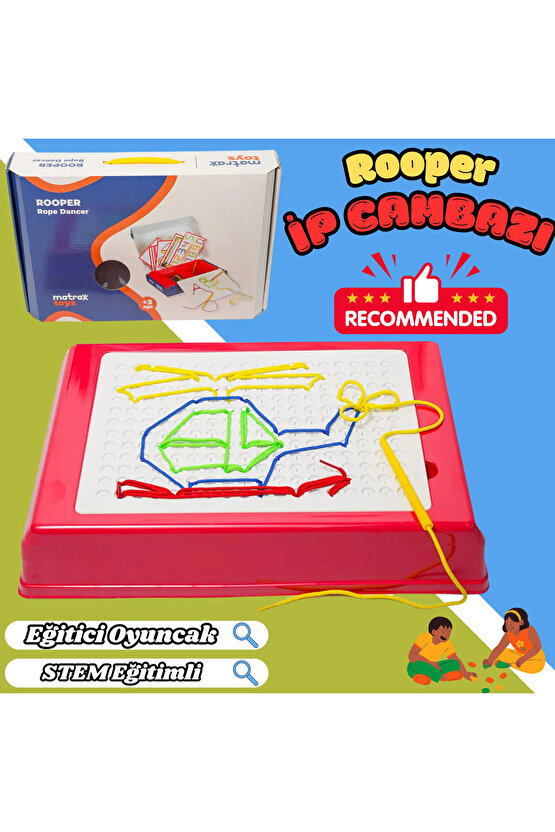 Rooper İp Cambazı Oyunu - Oyuncak İp Geçirme - Resim Oyunu Rooper Oyunu - Anaokulu Oyuncak