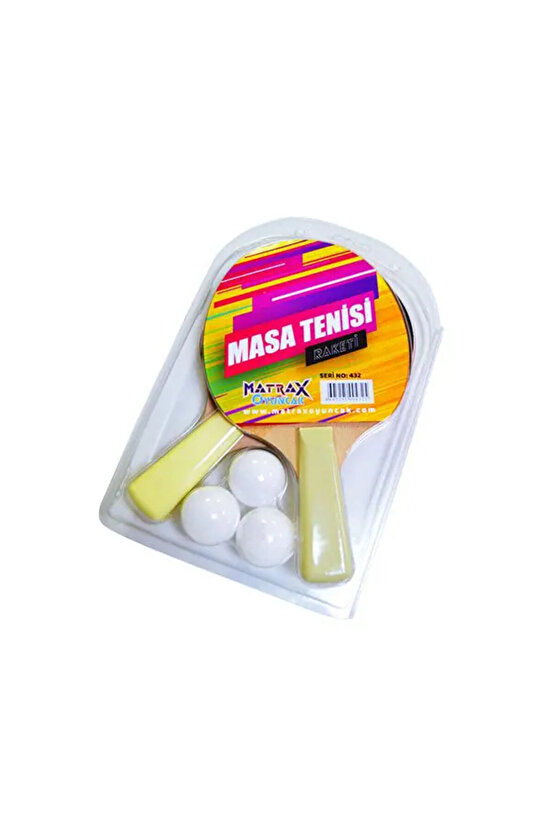 Klasik Masa Tenisi Raketi - Okul İçin Masa Tenisi Raketi - Tenis Oyuncakları - Masa Tenisi Oyunu - R