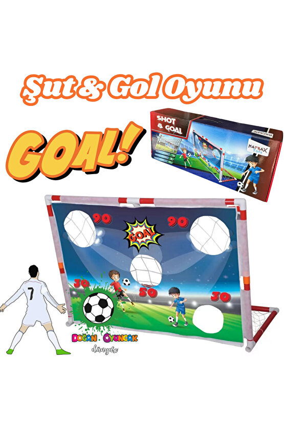 Şut ve Gol Oyunu - Futbol Maçı Oyuncak - Futbol Oyuncakları - Top Oyuncak Langırt Setleri - Langırt