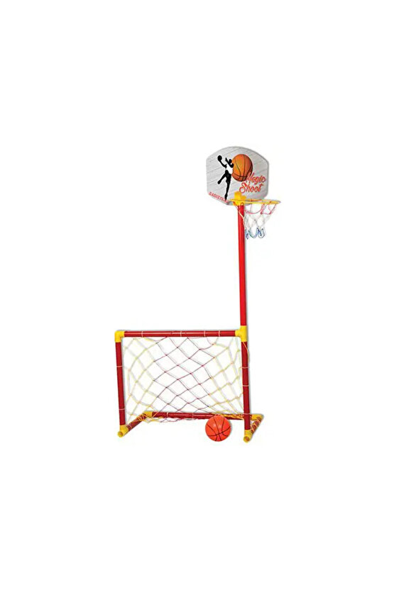 Kale ve Pota Seti - Futbol Kalesi ve Basketbol Potası Oyunu - Basket Atma Oyunu Basketbol Maçı - Fut