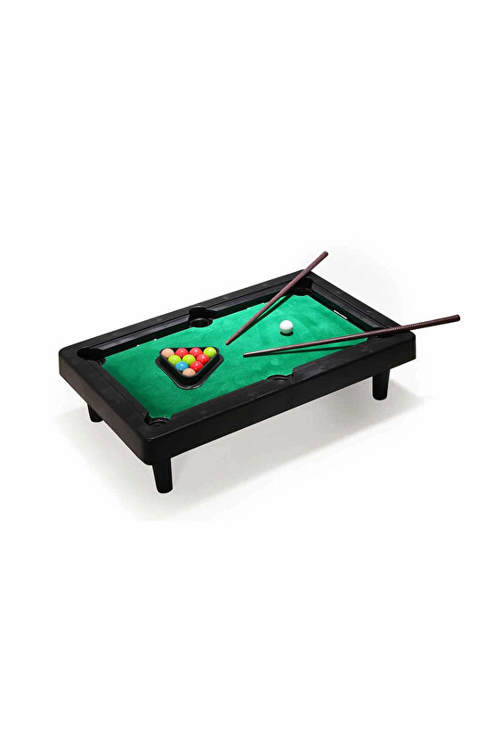Midi Pool Orta Bilardo Masası - Bilardo Maçı - Bilardo Oyuncak - 8 Ball Oyunu - Büyük Bilardo Seti -