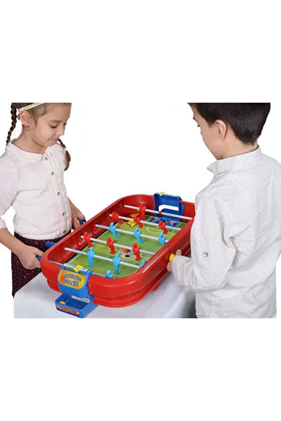 Süper Star Langırt Oyunu - Futbol Maçı Oyuncak - Futbol Oyuncakları - Top Oyuncak Langırt Setleri -