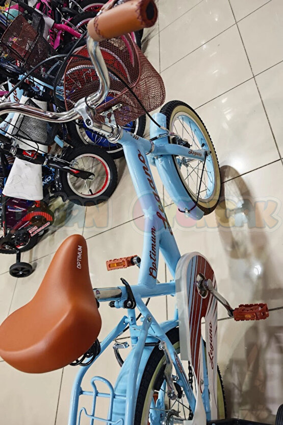 BMX Legano Optimum Series Retro 16 Jant Çocuk Bisikleti Mavi - Legano 16 Jant Bisiklet Retro BMX Bis