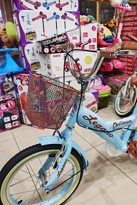 BMX Legano Optimum Series Retro 16 Jant Çocuk Bisikleti Mavi - Legano 16 Jant Bisiklet Retro BMX Bis