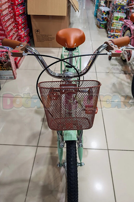 BMX Legano Optimum Series Retro 16 Jant Çocuk Bisikleti Yeşil - Legano 16 Jant Bisiklet Retro BMX Bi