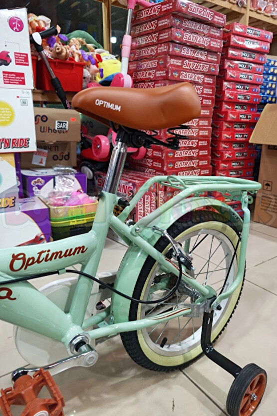 BMX Legano Optimum Series Retro 16 Jant Çocuk Bisikleti Yeşil - Legano 16 Jant Bisiklet Retro BMX Bi