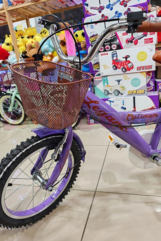 BMX Legano Optimum Series Retro 16 Jant Çocuk Bisikleti Mor - Legano 16 Jant Bisiklet Retro BMX Bisi