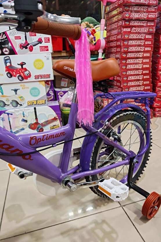 BMX Legano Optimum Series Retro 16 Jant Çocuk Bisikleti Mor - Legano 16 Jant Bisiklet Retro BMX Bisi