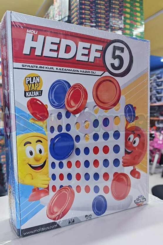 Moli Hedef 5 Oyunu - Akıl ve Zeka Oyunu - Hedef 5 Oyunu - Strateji Oyunu