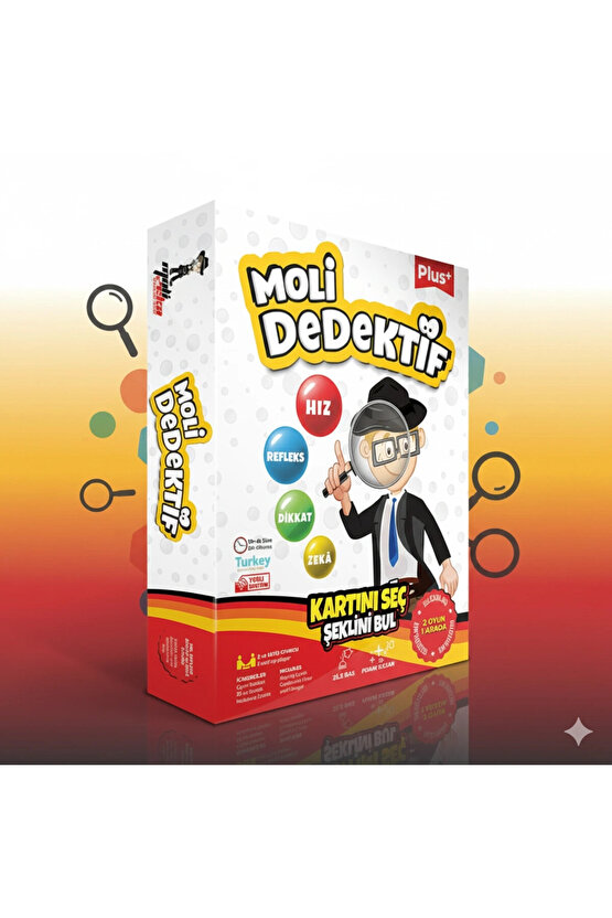 Moli Dedektif Oyunu - Akıl ve Zeka Oyunu - Görsel Dikkat Oyunu - Strateji Oyunu
