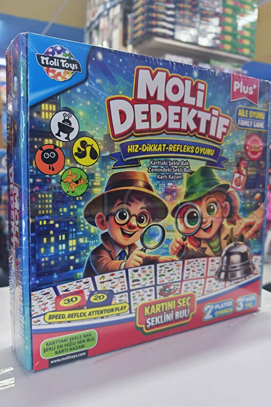 Moli Dedektif Oyunu - Akıl ve Zeka Oyunu - Görsel Dikkat Oyunu - Strateji Oyunu
