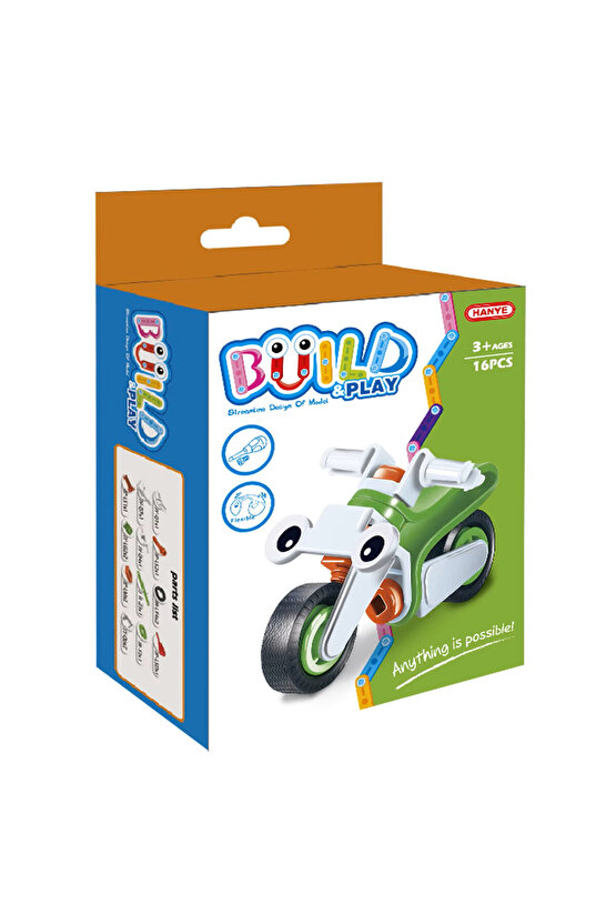 Hanye Sök-Tak Motosiklet Modeli - Oyuncak Söktak Motorsiklet Modeli - Lego Setleri