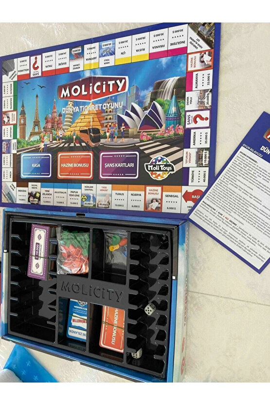 Molicity Dünya Emlak Ticaret Oyunu - Molicity Oyunu - Monoply Strateji Oyunu