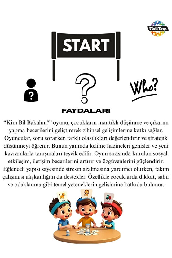 Kim Bil Bakalım Oyunu - Ben Kimim Oyunu Aile Oyunu Kutu Oyunu Find Out Who Games