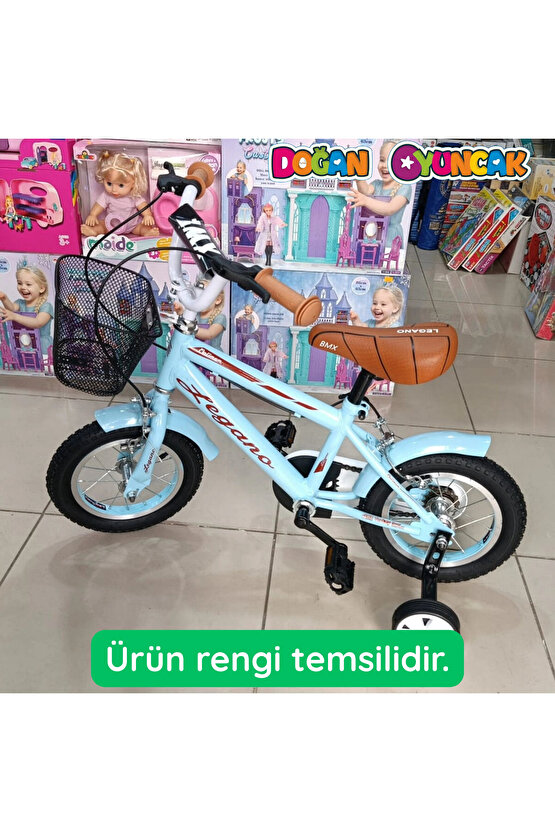 BMX Legano Optimium Retro 12 Jant Çocuk Bisikleti Yeşil - Legano 12 Jant Bisiklet Retro BMX Bisiklet
