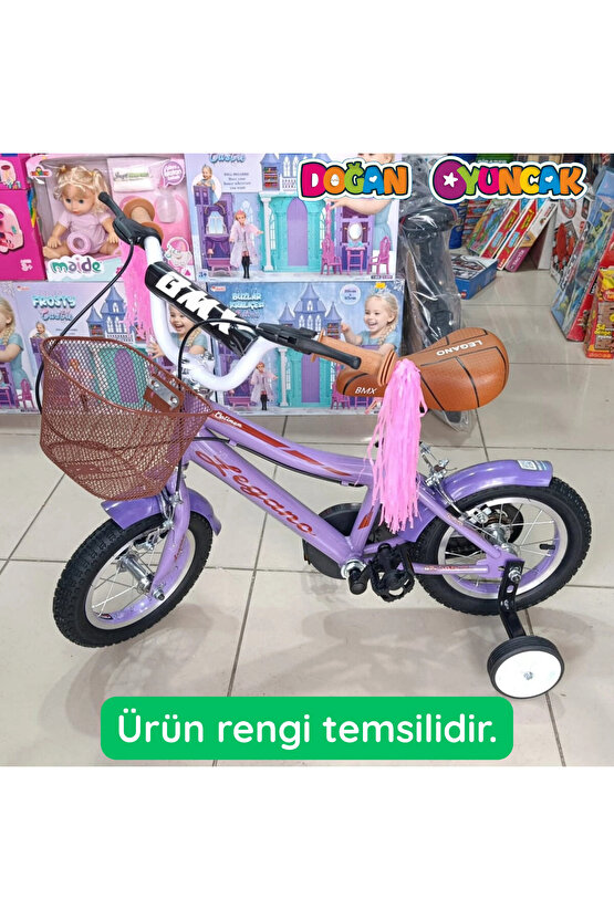 BMX Legano Optimium Retro 12 Jant Çocuk Bisikleti Yeşil - Legano 12 Jant Bisiklet Retro BMX Bisiklet