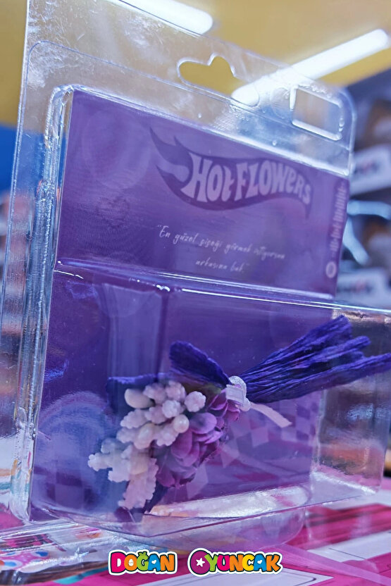 Hot Flowers Aynalı Çiçek Mor - Hediyelik Hotflowers Çiçek Mini Buket Spotify Hotflowers Çiçek
