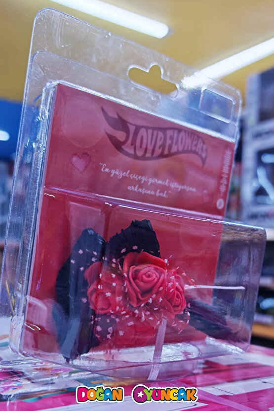 Hot Flowers Aynalı Çiçek Kırmızı - Hediyelik Hotflowers Çiçek Mini Buket Spotify Hotflowers Çiçek