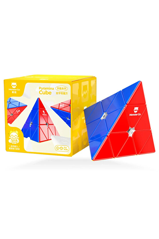 Profesyonel GAN Monster Go Piramit Küp - GAN Piramit Zeka Küpü - GAN Monster Go Pyraminx