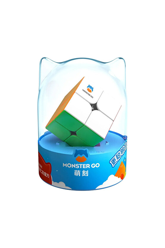 Profesyonel GAN Monster Go Premium 2x2 Küp - GAN 2x2 Zeka Küpü - Akıl Küpü - Monster Küp