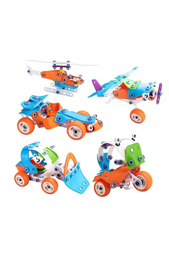 Hanye Sök-Tak Karma Seti Modeli - Oyuncak Söktak 5i Bir Arada Çanta Modeli - Lego Setleri