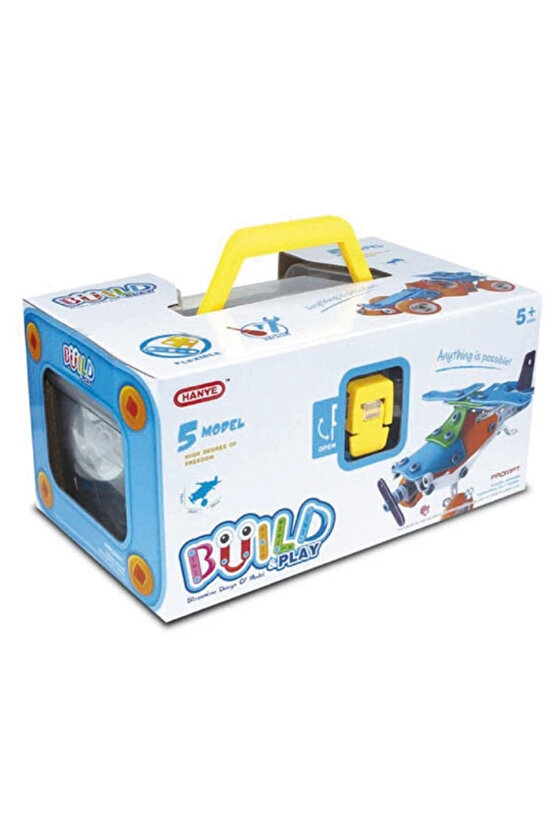 Hanye Sök-Tak Karma Seti Modeli - Oyuncak Söktak 5i Bir Arada Çanta Modeli - Lego Setleri