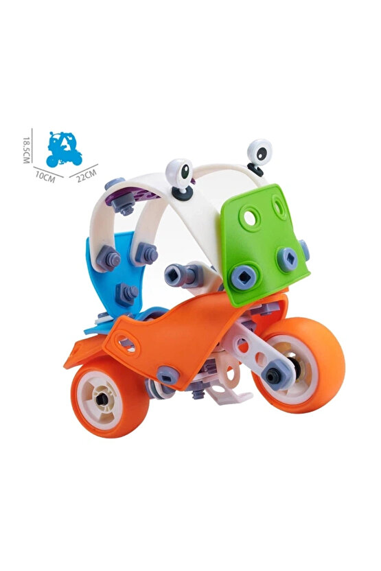Hanye Sök-Tak Karma Seti Modeli - Oyuncak Söktak 5i Bir Arada Çanta Modeli - Lego Setleri