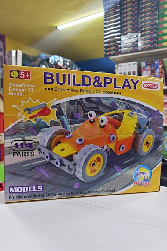 Hanye Sök-Tak Yarışçı Araba Modeli - Oyuncak Söktak Araç Modeli - Lego Setleri