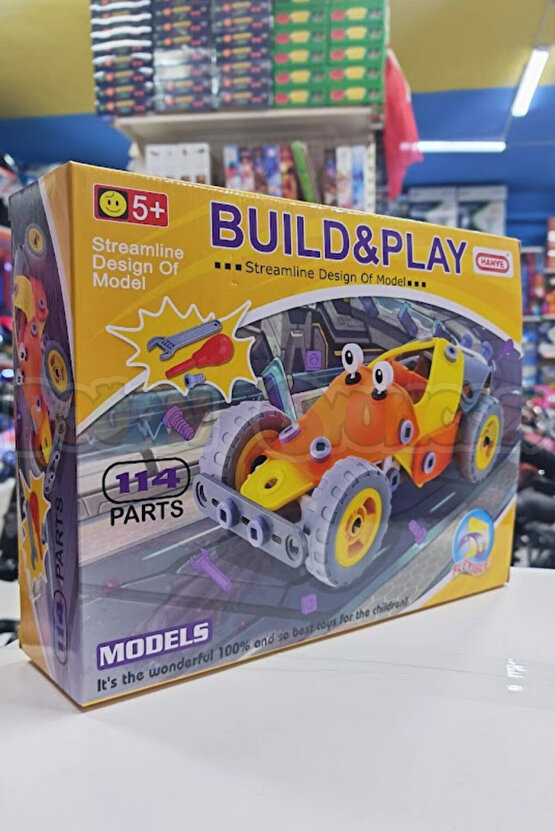 Hanye Sök-Tak Yarışçı Araba Modeli - Oyuncak Söktak Araç Modeli - Lego Setleri